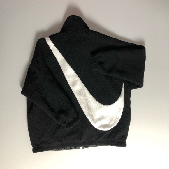 Nike NSW Sherpa Swoosh Reversible Jacket - Picture 3 of 5